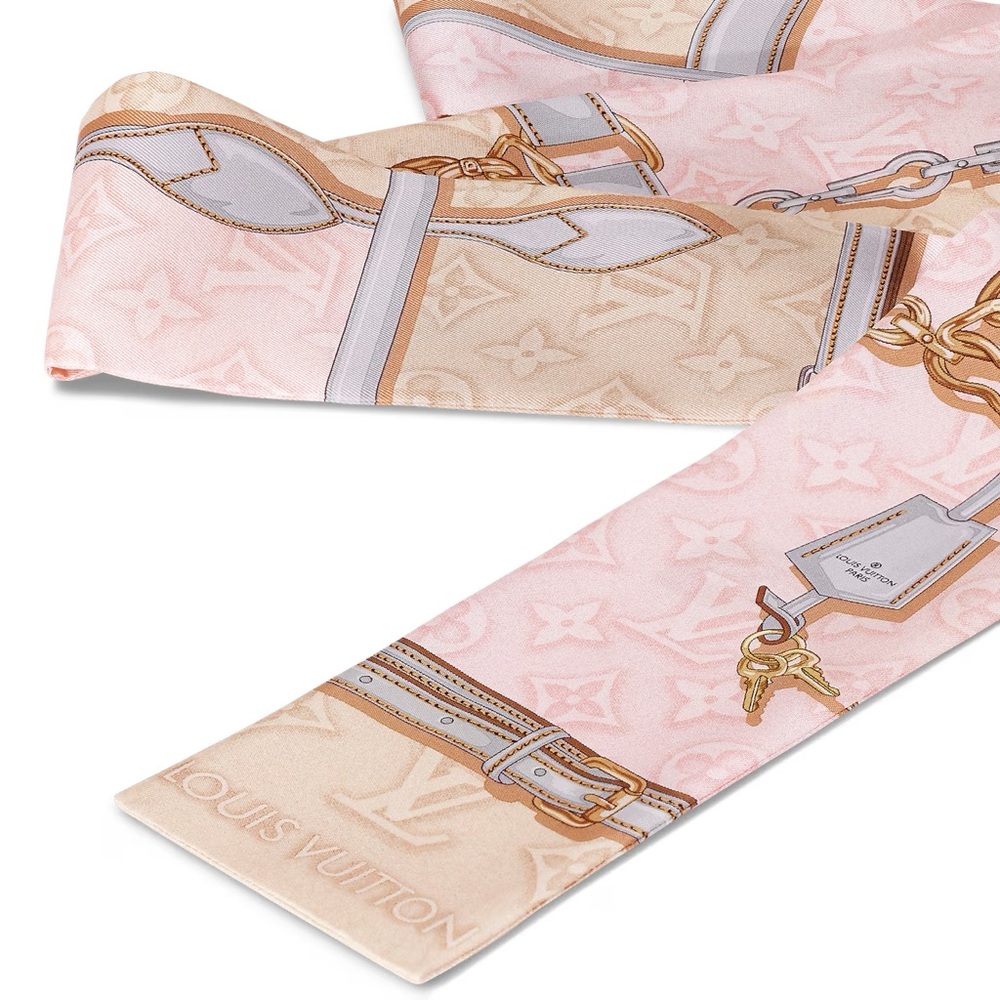 LOUIS VUITTON Denimgram Confidential Bandeau 100% Silk | NWOT